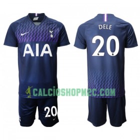 Tottenham Hotspur DELE 20 Bambino Maglia Trasferta 2019/2020 Manica Corta (+ Pantaloncini)